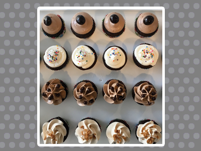 assorted mini cupcakes